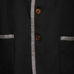 Comme Des Garçons BLACK Check Print Jacket for Women - Stylish Black Coat