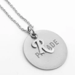 Raf Simons RS Parade Silver Medallion Necklace for Kids - Stylish Silver Design