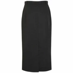 Raf Simons Black Button Front Bow Detail Pencil Skirt - Women's Designer Skirts