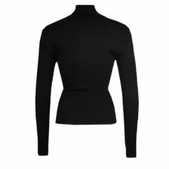 Jean Paul Gaultier Open-Worked Knit Sweater In Black - Kids' Fashion -Hervia Shop hervia.com 22 09 f pl022 m035 top col. 00 black 1669038856back sweater