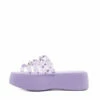Jean Paul Gaultier X Melissa: The Becky Punk Love Mules In Lilac - Kids' Stylish Footwear