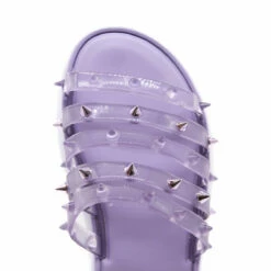 Jean Paul Gaultier X Melissa: The Becky Punk Love Mules In Lilac - Kids' Stylish Footwear -Hervia Shop hervia.com 23 12 f cs002 x033 29 melissa becky punk love col. 29 lila 168603858533935 AP368 4