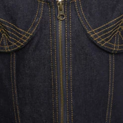 Jean Paul Gaultier Lace-Up Denim Corset for Kids - Stylish & Trendy -Hervia Shop hervia.com 23 12 f st012 d004 55 corset with top stitches details col. 55 indigo 1685108776 2AJ9288