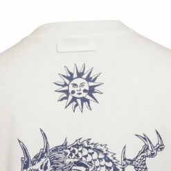 Jean Paul Gaultier Crew Neck Safe Sex Glitter Top In White - Kids -Hervia Shop hervia.com 23 15 u ts060i j042 01 crew neck long sleeves tee with glitter safe sex print col. white 1696941629 2AJ5469