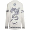 Jean Paul Gaultier Crew Neck Safe Sex Glitter Top In White - Kids