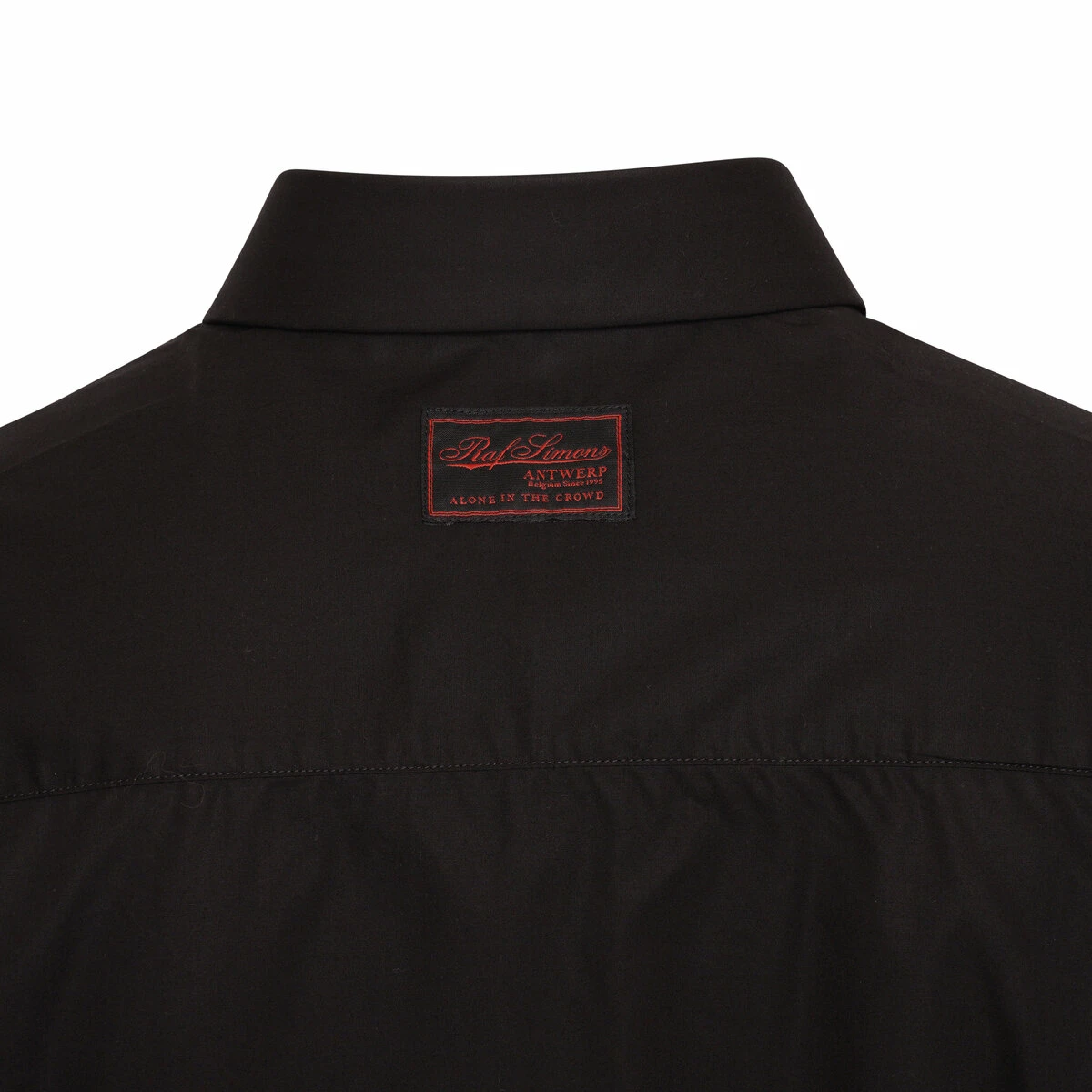 Raf Simons Black Polka Dot Print Short-Sleeved Shirt for Men 2 Raf Simons Black Polka Dot Print Short-Sleeved Shirt for Men - Image 2