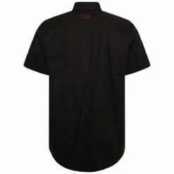 Raf Simons Black Polka Dot Print Short-Sleeved Shirt for Men