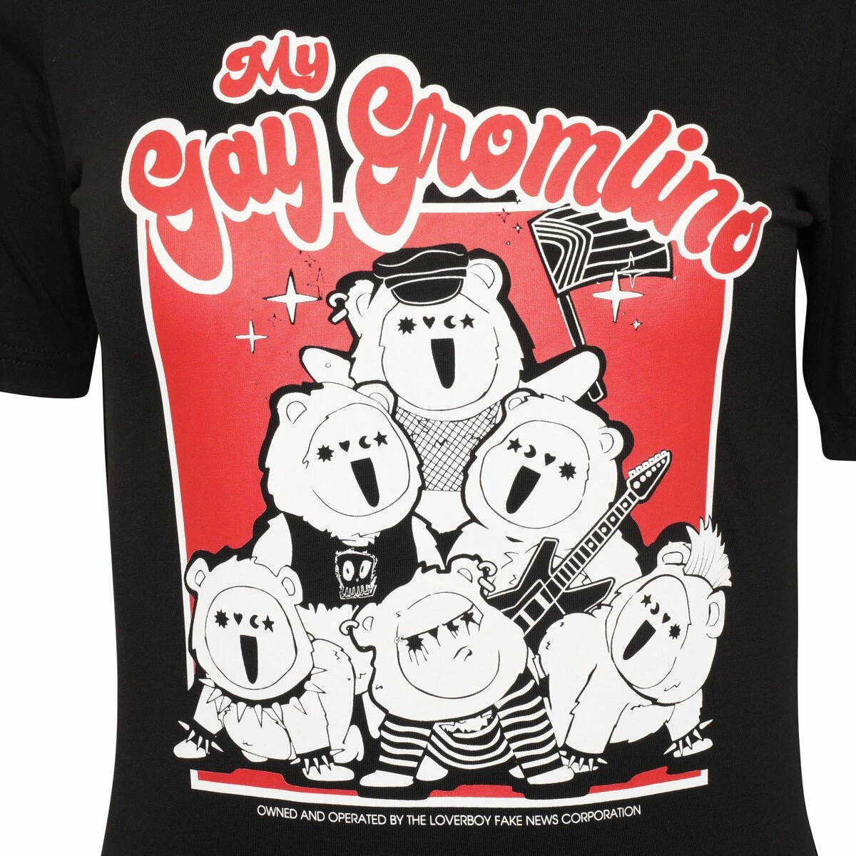 Charles Jeffrey LOVERBOY Baby Tee Dress In Black | Designer Women's Dress 2 Charles Jeffrey LOVERBOY Baby Tee Dress In Black | Designer Women's Dress - Image 2