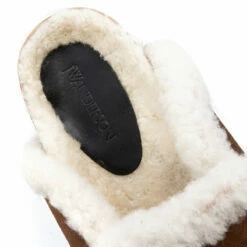 JW Anderson Men's Brown Shearling Loafer Mules | Designer Flat Shoes -Hervia Shop hervia.com anm36516b 14034 502 loafer mules vanilla 1632328874qwsed 0000 Layer 10