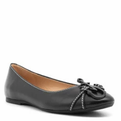 JW Anderson JWA Anchor Ballet Flat Shoes In Black for Kids -Hervia Shop hervia.com anw36007a 14006 999 ballet flats black 1625675802tyt 0001 Layer 5