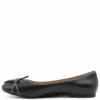 JW Anderson JWA Anchor Ballet Flat Shoes In Black for Kids
