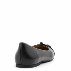 JW Anderson JWA Anchor Ballet Flat Shoes In Black for Kids -Hervia Shop hervia.com anw36007a 14006 999 ballet flats black 1625675809tyt 0003 Layer 3