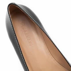 JW Anderson JWA Anchor Ballet Flat Shoes In Black for Kids -Hervia Shop hervia.com anw36007a 14006 999 ballet flats black 1625675813tyt 0005 Layer 1