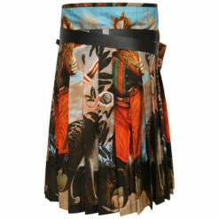 Charles Jeffrey LOVERBOY Wrap Kilt for Kids - Multi-Coloured