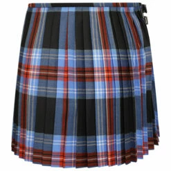 Charles Jeffrey LOVERBOY Pleated Miniskirt in Loverboy Tartan for Kids