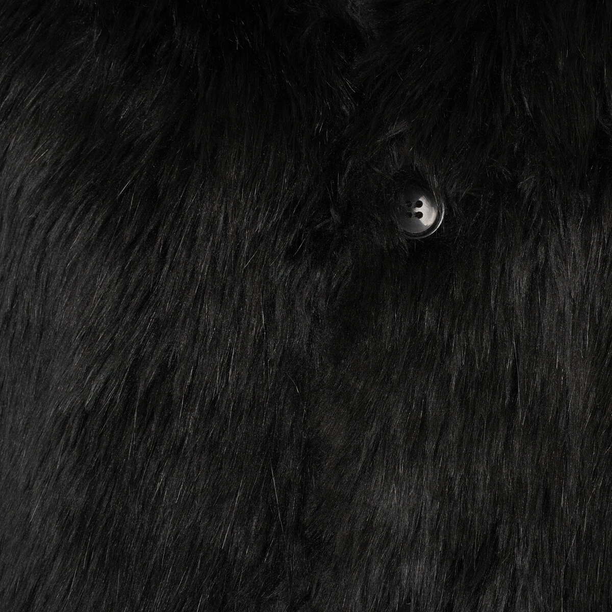 Comme Des Garçons BLACK Long Faux Fur Vest in Black | Designer Women's Jackets & Coats 2 Comme Des Garçons BLACK Long Faux Fur Vest in Black | Designer Women's Jackets & Coats - Image 2