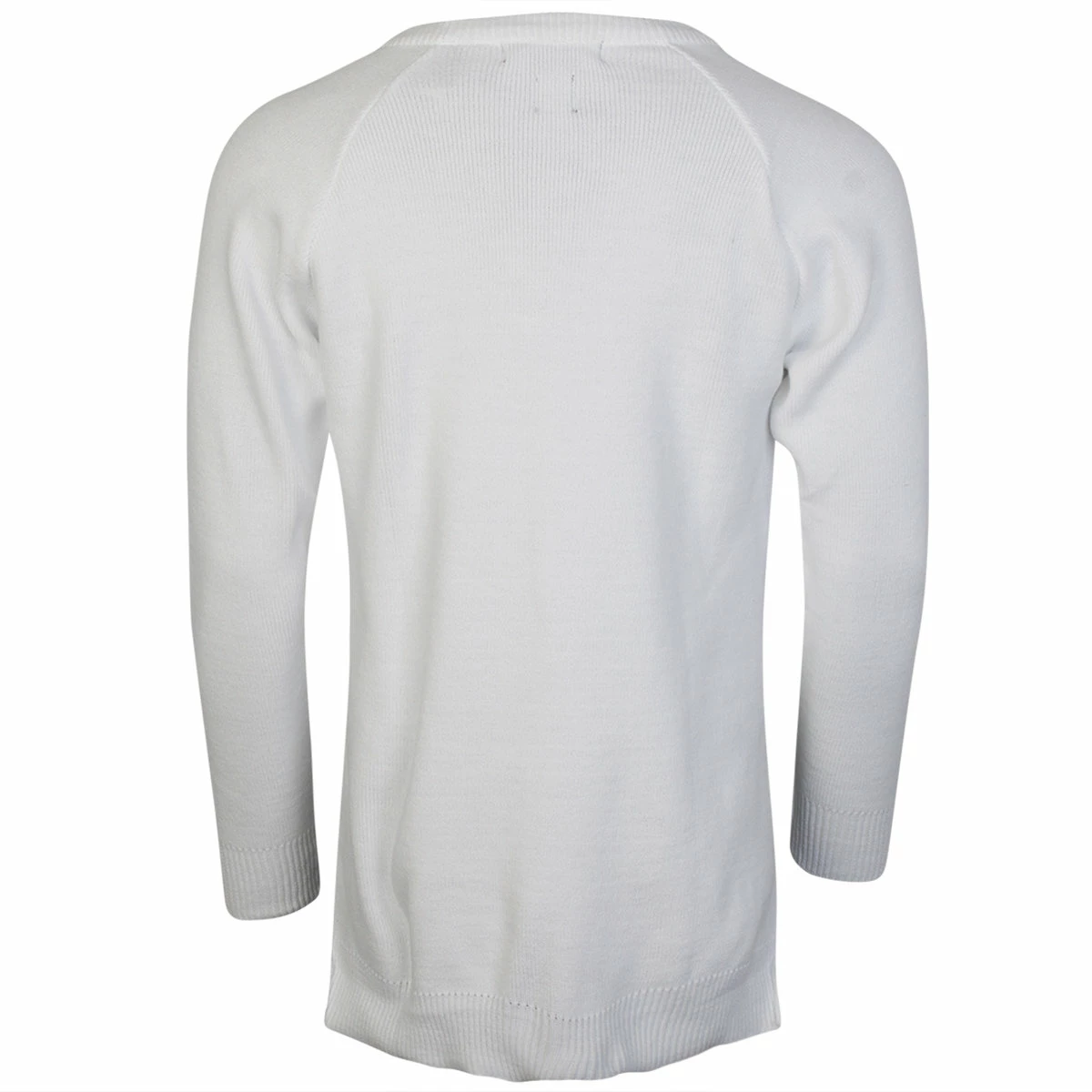 Comme Des Garçons BLACK Rib-Knit V-Neck Sweater Vest in White | Women's Designer Cardigan 1 Comme Des Garçons BLACK Rib-Knit V-Neck Sweater Vest in White | Women's Designer Cardigan