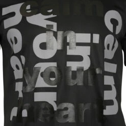 Comme Des Garçons BLACK x Nike Calm In Your Heart T-Shirt - Black | Mens T-Shirts