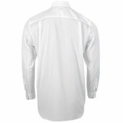 Comme Des Garçons PLAY B014 Small Black Heart Shirt White In White - Men's Casual Shirt