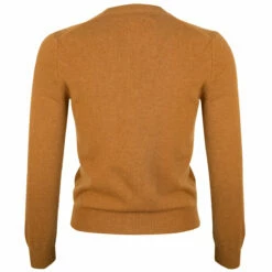 Comme Des Garçons PLAY Invader Cardigan In Beige - Women's Designer Knitwear