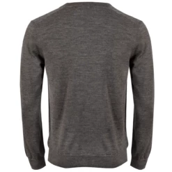 Comme des Garçons PLAY N030 Red Heart V-Neck Jumper Grey In Grey | Kids Fashion