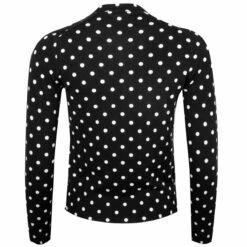 Comme des Garçons PLAY N037 Polka Dot Cardigan Black - Women's Knitwear
