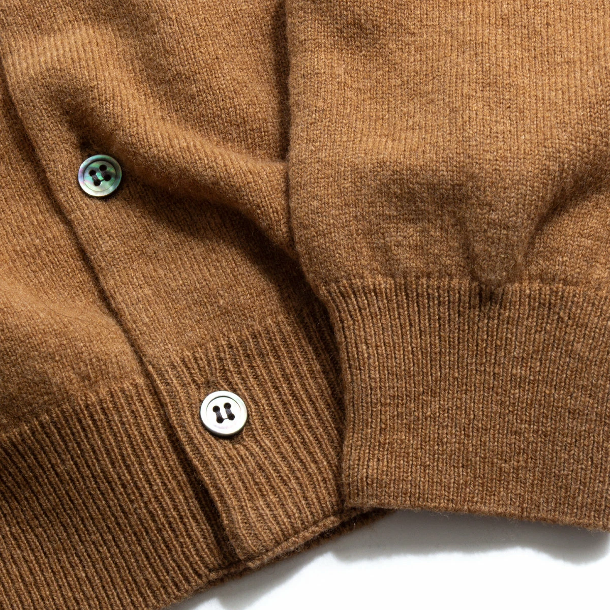 Comme Des Garçons PLAY N075 Double Eye Red Heart Cardigan Beige - Women's Designer Knitwear 3 Comme Des Garçons PLAY N075 Double Eye Red Heart Cardigan Beige - Women's Designer Knitwear - Image 3