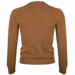 Comme Des Garçons PLAY N075 Double Eye Red Heart Cardigan Beige - Women's Designer Knitwear