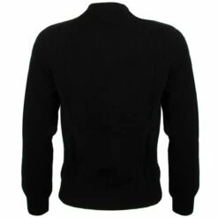 Comme des Garçons PLAY N075 Double Eye Red Heart Cardigan Black In Black | Women's Designer Cardigan