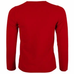 Comme Des Garçons PLAY N067 Red Heart Round Neck Sweater | Women's Designer Knitwear