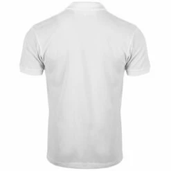 Comme Des Garçons PLAY T066 Black Heart Polo Shirt White - Men's Designer Polo Shirt