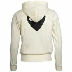 Comme des Garçons PLAY T253 Black Heart Hoodie Ivory | Women's Casual Wear