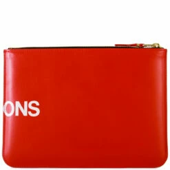 Comme Des Garçons Wallet SA5100HL Huge Logo Wallet Red In Red | Men's Wallets