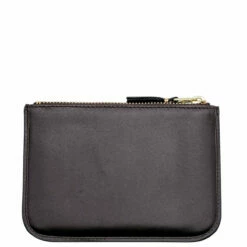 Comme Des Garçons SA8100OP Brown Leather Wallet with Outside Pocket - Luxury Designer Wallet for Men