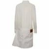 JW Anderson White Denim Long Sleeve Shirt Dress - Designer Women's Dress
