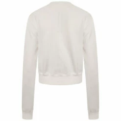 Rick Owens DRKSHDW Cropped Gimp Sweatshirt In Milk - Stylish Kids' Apparel