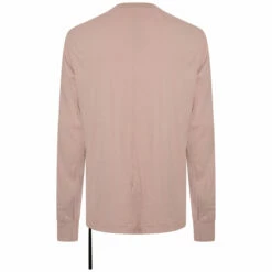 Rick Owens DRKSHDW Pink Crewneck Long-Sleeve T-Shirt for Men