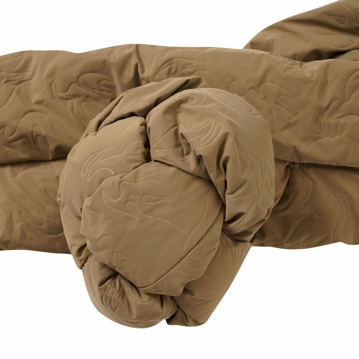 Feng Chen Wang Frog Button Scarf In Khaki - Stylish & Comfortable Kids Accessory 2 Feng Chen Wang Frog Button Scarf In Khaki - Stylish & Comfortable Kids Accessory - Image 2