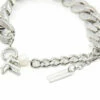 Feng Chen Wang Silver Diamanté Chain Bracelet for Kids - Elegant & Stylish
