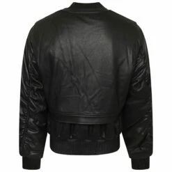 Feng Chen Wang Black Two-In-One Bomber Jacket | Designer Women's Outerwear