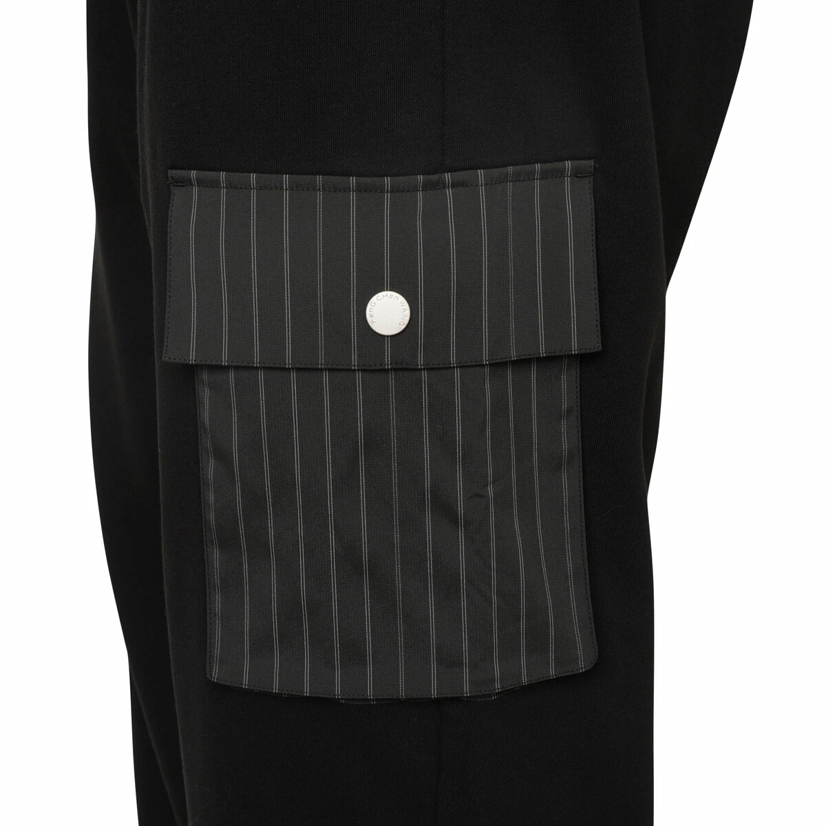 Feng Chen Wang Black Striped Pocket Sweatpants for Kids | Stylish & Comfortable 3 Feng Chen Wang Black Striped Pocket Sweatpants for Kids | Stylish & Comfortable - Image 3