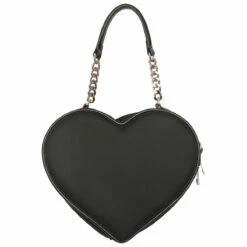 Feng Chen Wang Large Heart Shaped Bag - Black | Men's Designer Bags