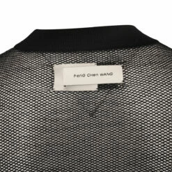 Feng Chen Wang Sheer Phoenix Jacquard Knit Kids Black | Stylish & Comfortable -Hervia Shop hervia.com fus15kt03b sheer phoenix jacquard knit col. black 1675169893 2AJ0910