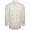 Feng Chen Wang White Lace Cut-Out Shirt | Men's Designer Fashion
