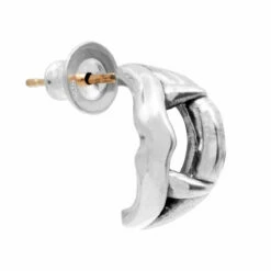 Yohji Yamamoto Vampire Fang Silver Stud Earring - Stylish Kids Accessory