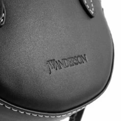 JW Anderson Midi Leather Cap Bag Black - Men's Designer Bag -Hervia Shop hervia.com hb0230 la0020 999 midi cap bag black 1629888996DFCVXSW 0000 Layer 15