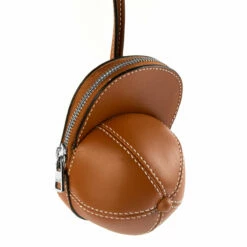 JW Anderson Nano Leather Cap Bag Pecan – Men's Designer Bag