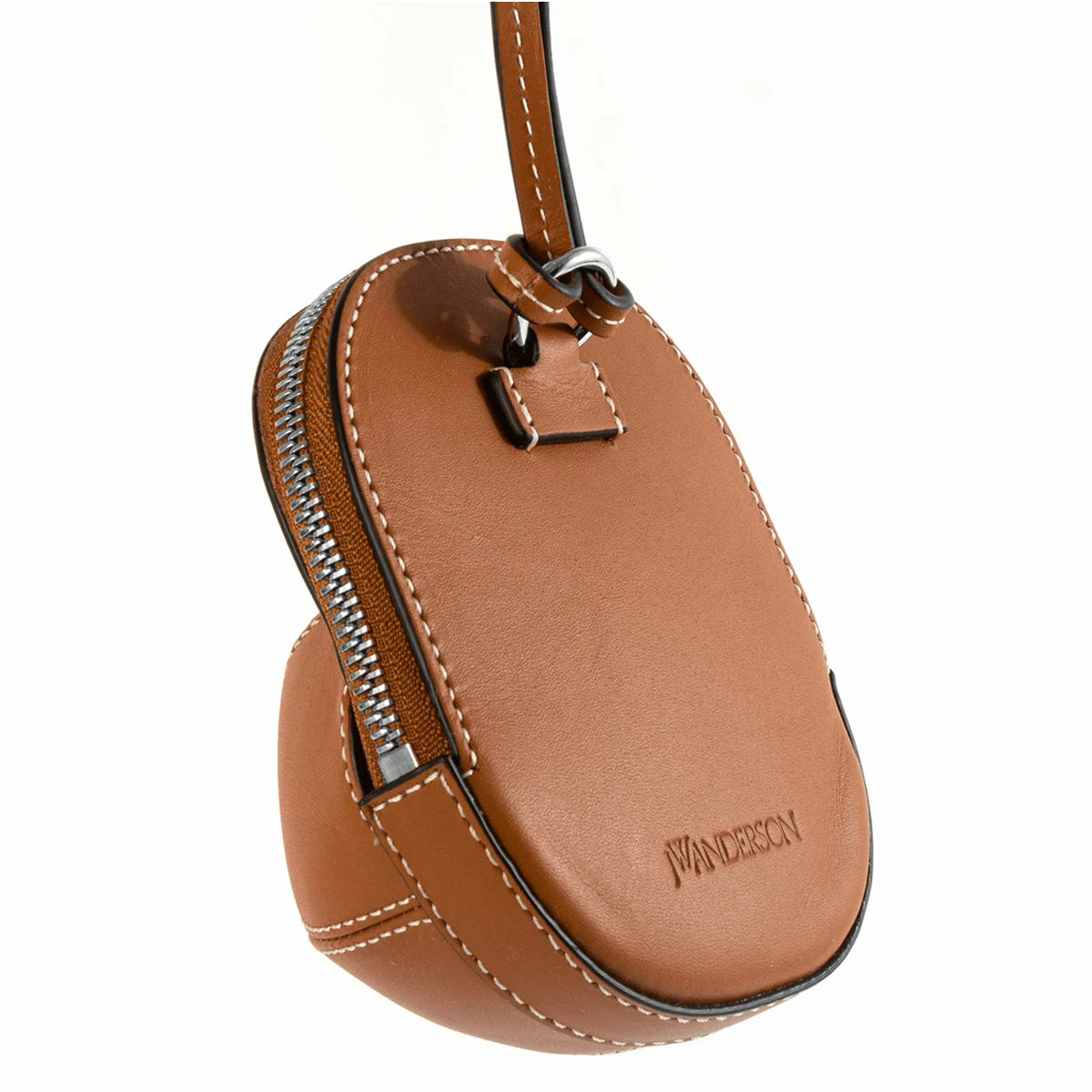 JW Anderson Nano Leather Cap Bag Pecan – Men's Designer Bag 2 JW Anderson Nano Leather Cap Bag Pecan – Men's Designer Bag - Image 2