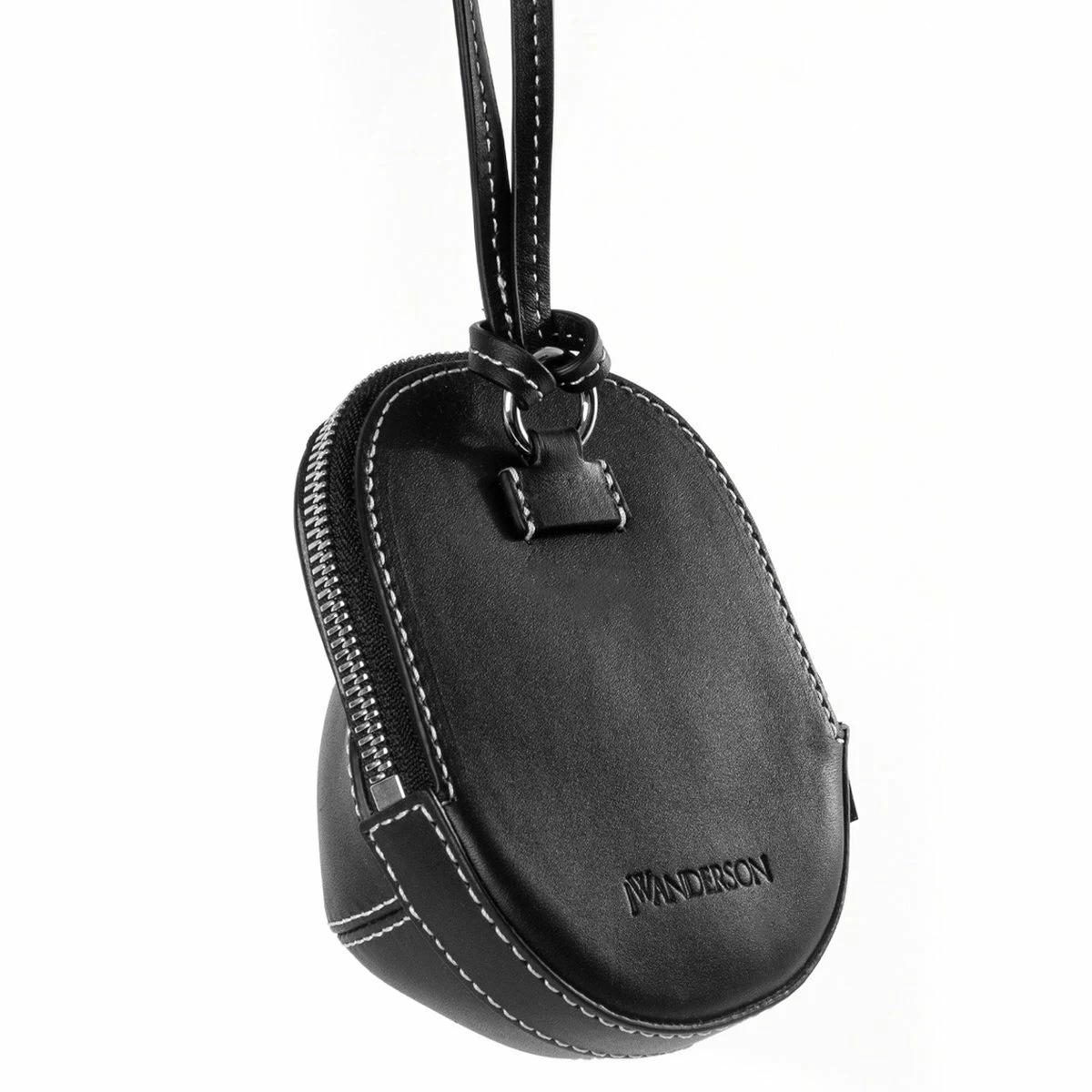 JW Anderson Nano Leather Cap Bag Black | Men's Designer Bags 2 JW Anderson Nano Leather Cap Bag Black | Men's Designer Bags - Image 2