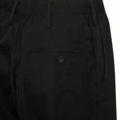 Yohji Yamamoto Wide-Leg Trousers In Black - Kids' Fashion 5 Yohji Yamamoto Wide-Leg Trousers In Black - Kids' Fashion -Hervia Shop hervia.com he p15 100 2 03 u double stitch elastic p col. 2 1666950614 2AJ3926